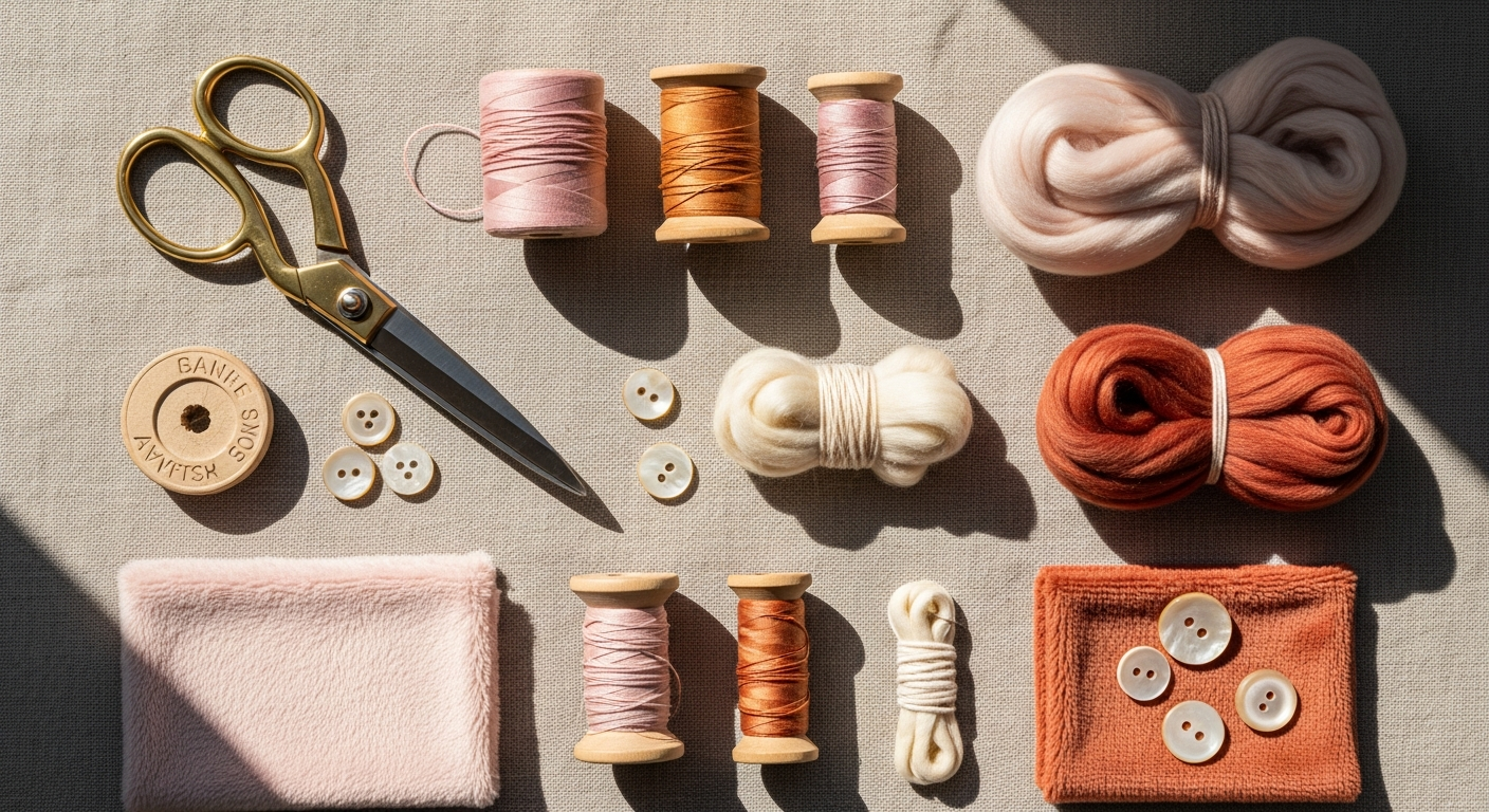 Создание мягких игрушек — ткани и нитки